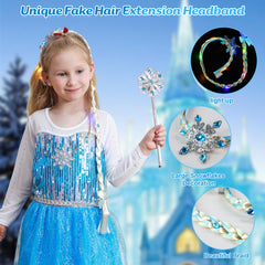 Meland Princess Dress sequined patterns add regal shine