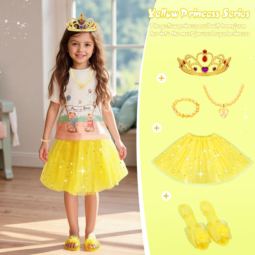 Meland tiara and necklace set adds regal finishing touches for pretend play moments