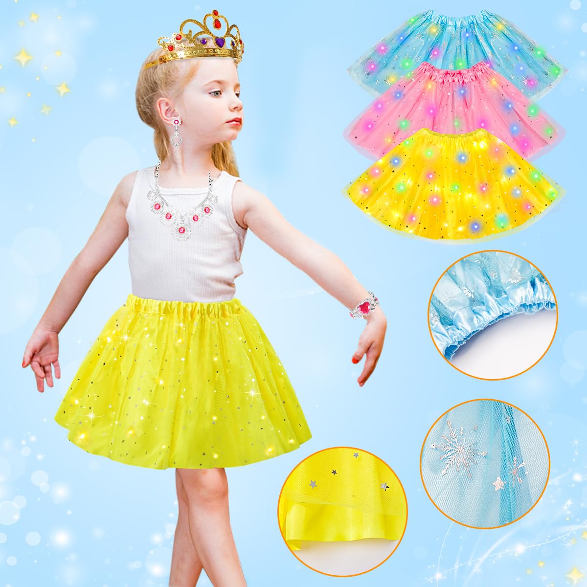 Soft fabrics with elastic waistbands ensure comfy, easy wear for kids.