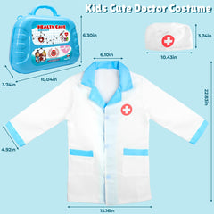 Meland Toy Doctor Kit dental tools support pretend dentist visits and care routines.