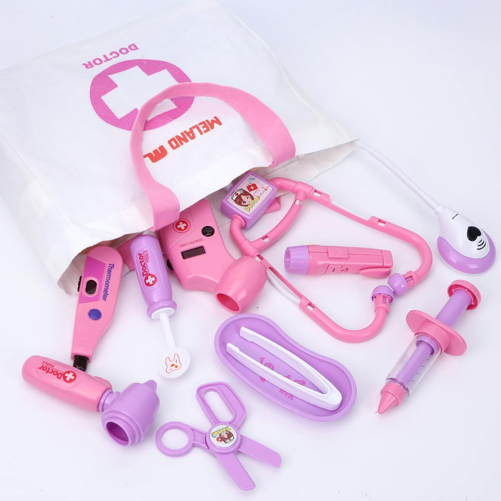 Meland Dental Mirror enhances observation during caring play with dolls or animals.
