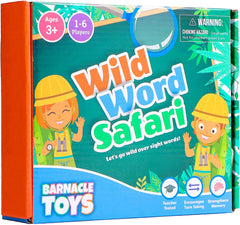 Melby Toys Wild Word Safari monkey memory board aids early reading through play