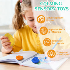Melearch worry stone quiet desk use, discreet fidget to reduce tension.