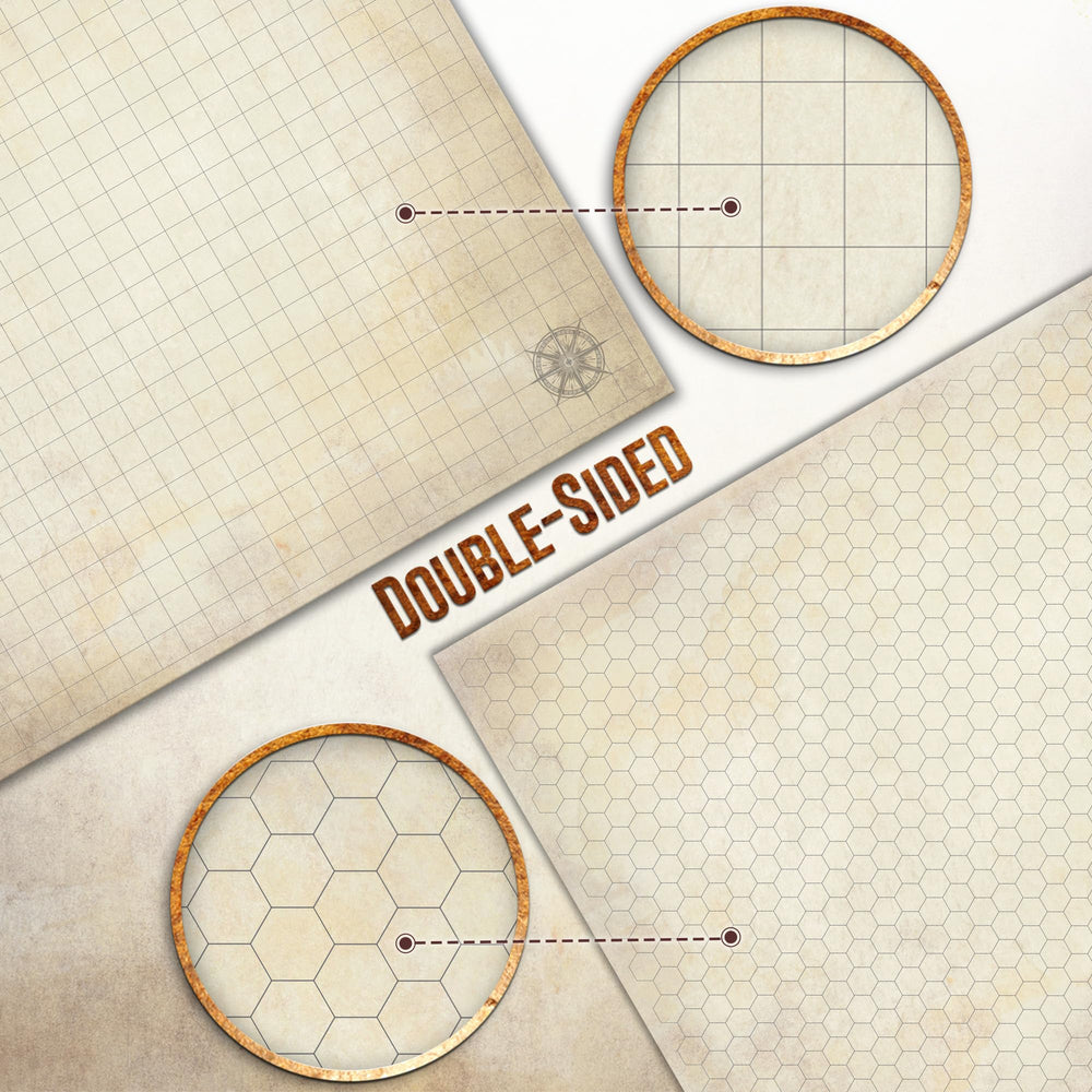 Melee Mats DND Map Starter Set anti-slip laminate surface protects terrain