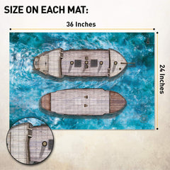 Melee Mats USA-designed tabletop kit for portable DND play