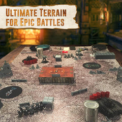 Melee Mats rolled for easy transport to game nights and conventions