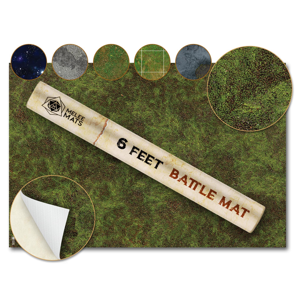 Melee Mats wargaming battle mat 48x72 lush jungle for cinematic battles