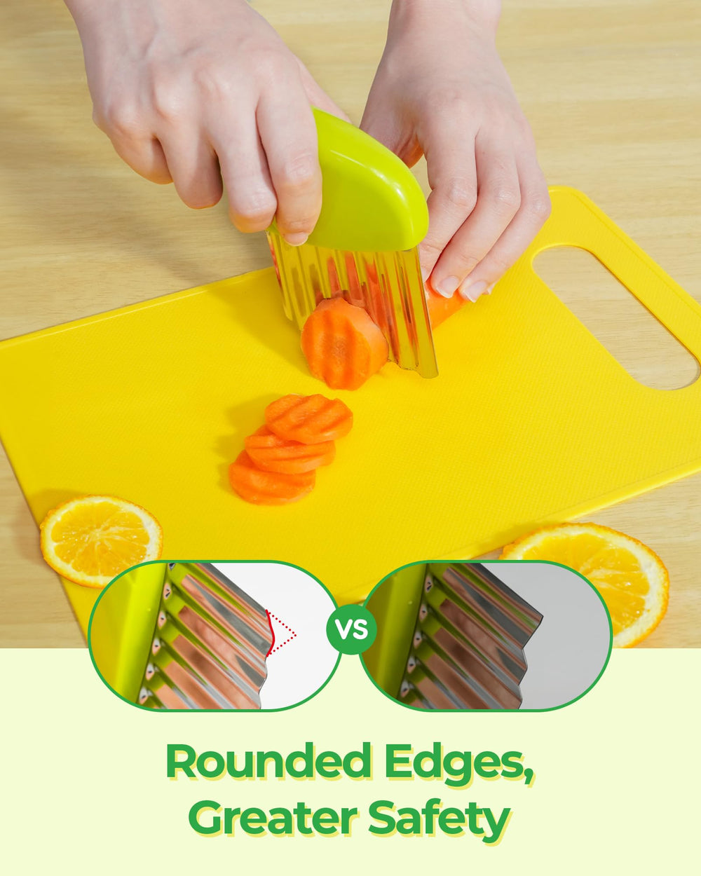 Melican kids kitchen set peeler enables simple prep tasks in pretend kitchens.