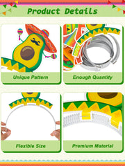 Melisheer cactus maracas accessory scene for a lively fiesta party.