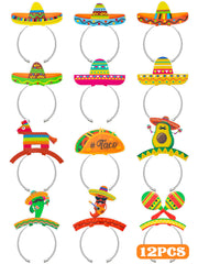 Melisheer colorful sombrero headbands, ideal for lively Cinco de Mayo celebrations