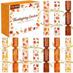Melisheer leaf-design crackers brighten Thanksgiving tables with autumn color and conversation starters