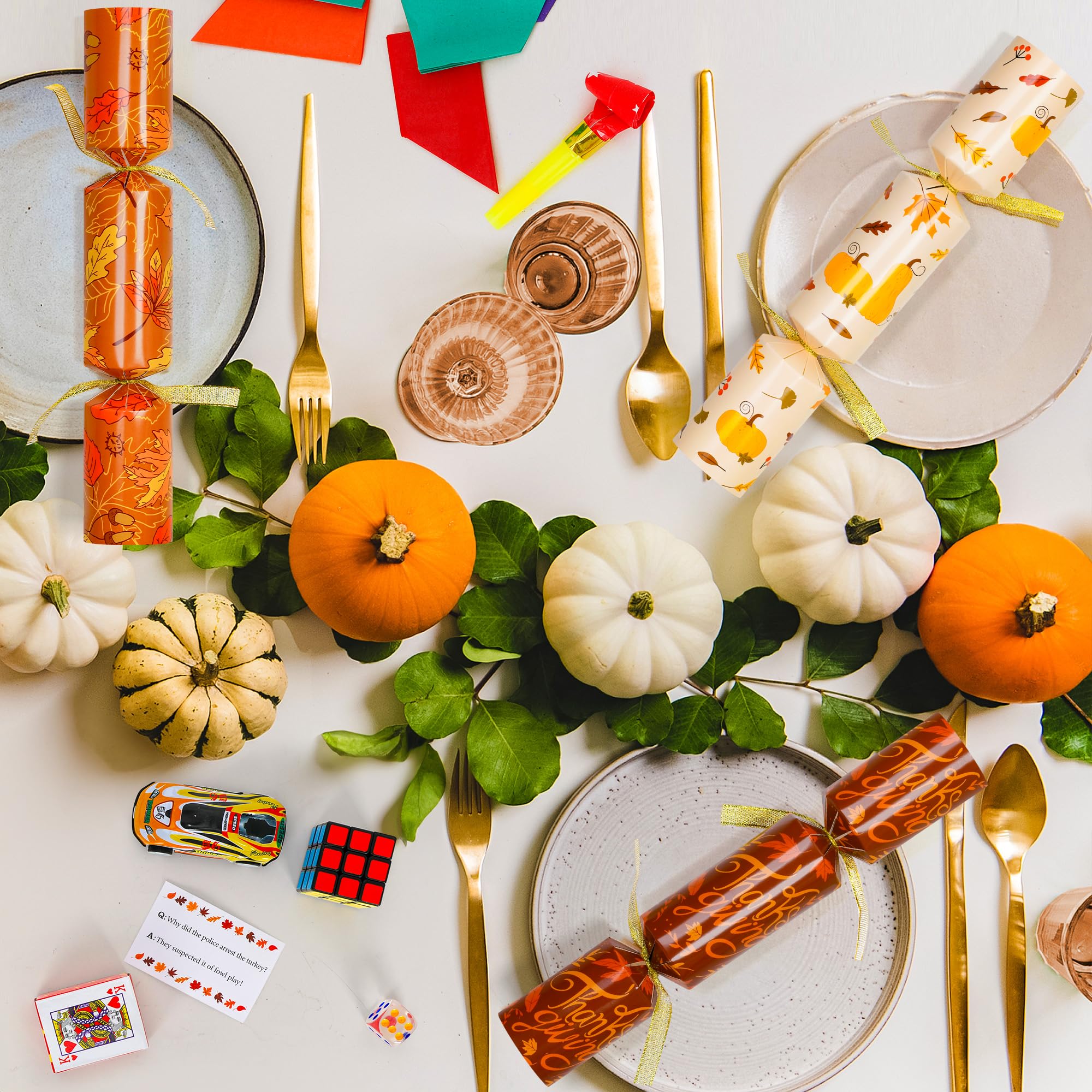 Melisheer paper hat crackers include festive hats for guests, perfect for photos