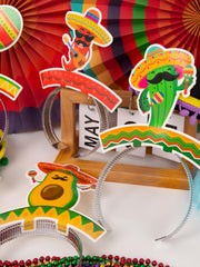 Melisheer pinatas design headband, charming party favor for colorful fiestas