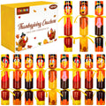 Melisheer Thanksgiving crackers with turkey design for festive table decor and kid-friendly fun
