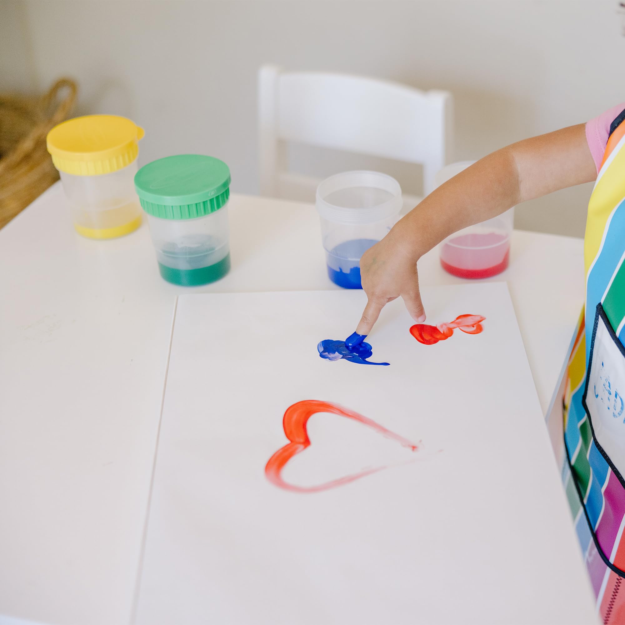 Melissa and Doug large 12x18 sheets give kids room to explore color mixing.