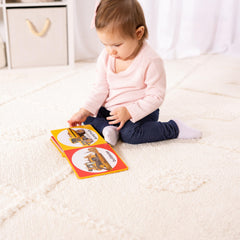 Melissa & Doug Poke-a-Dot colorful vehicles support early vocabulary during pretend play