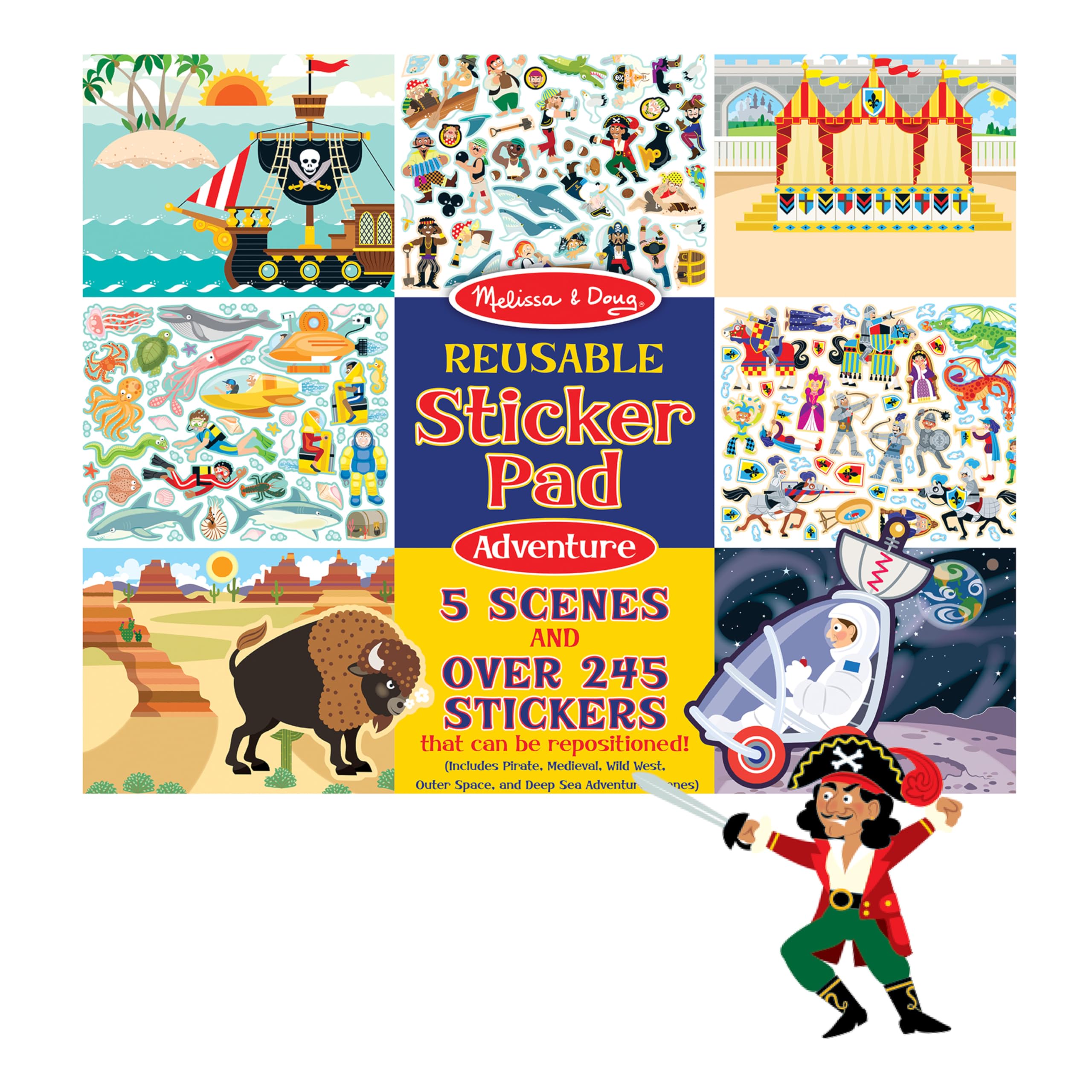 Melissa & Doug wild west scene background fuels frontier adventures.