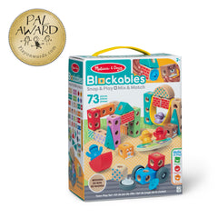 Blockables swing and carousel components spark dynamic pretend play.