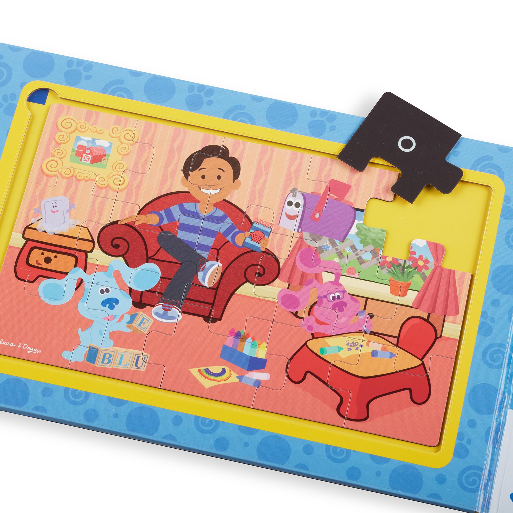 Melissa & Doug built-in carrying handle makes travel easy for families.
