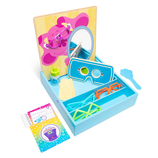 Melissa & Doug Blues Clues & You Time for Glasses frames invite imaginative dress-up.