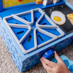 Cookbook activity card and reusable grocery list for planning play