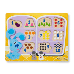 Melissa & Doug Blue's Clues & You fridge food milk-carton piece introduces everyday food items