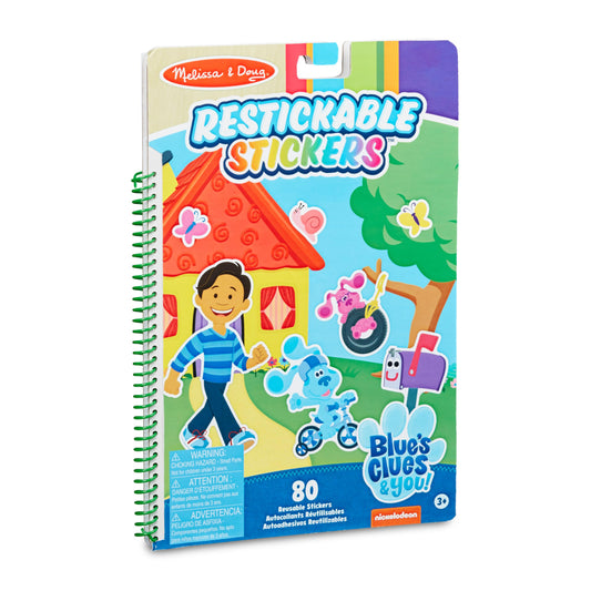 Melissa & Doug restickable stickers pad scene 2 with colorful clues encourages storytelling and fine motor skills