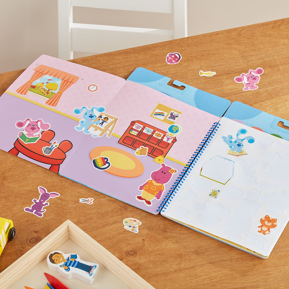 Melissa & Doug Blue’s Clues & You pad scene 5 demonstrates mess-free, travel-friendly creativity
