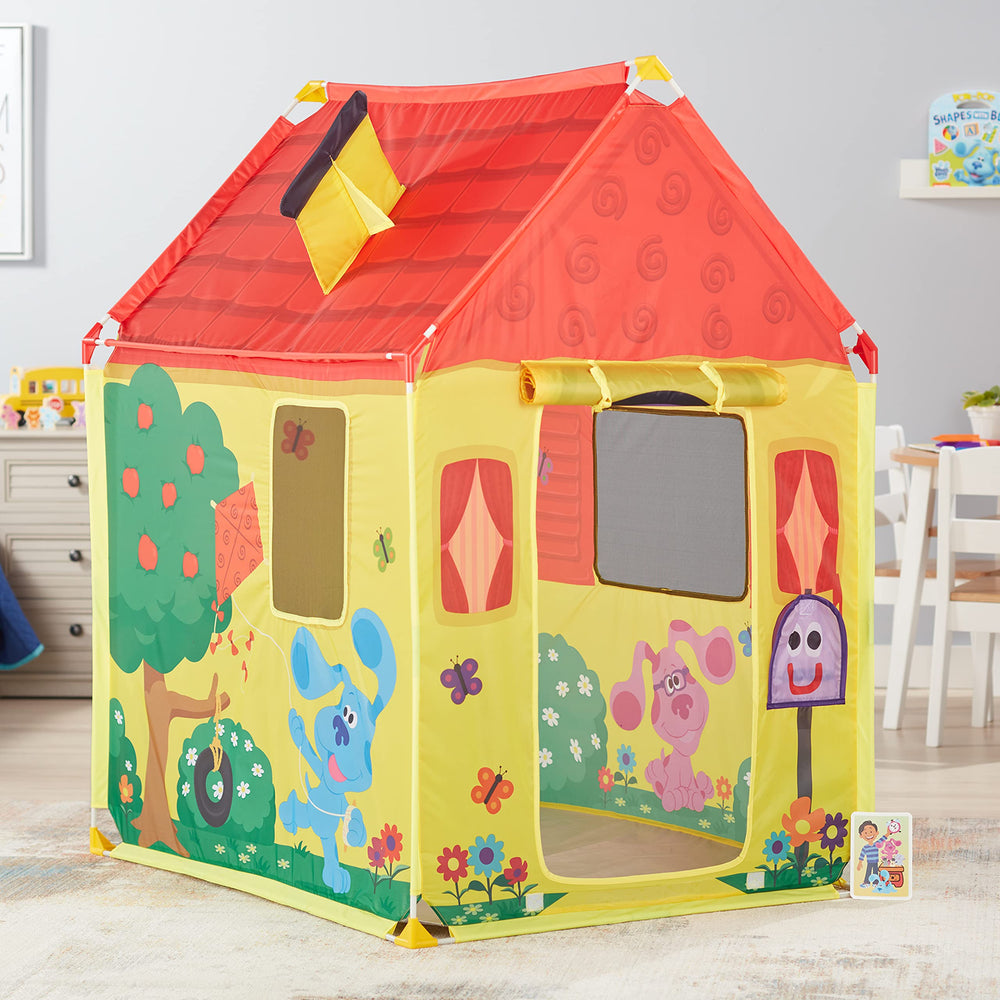 Melissa & Doug Blues House tent durable floor withstands active kids