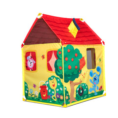 Melissa & Doug Blues House tent mesh windows provide ventilation