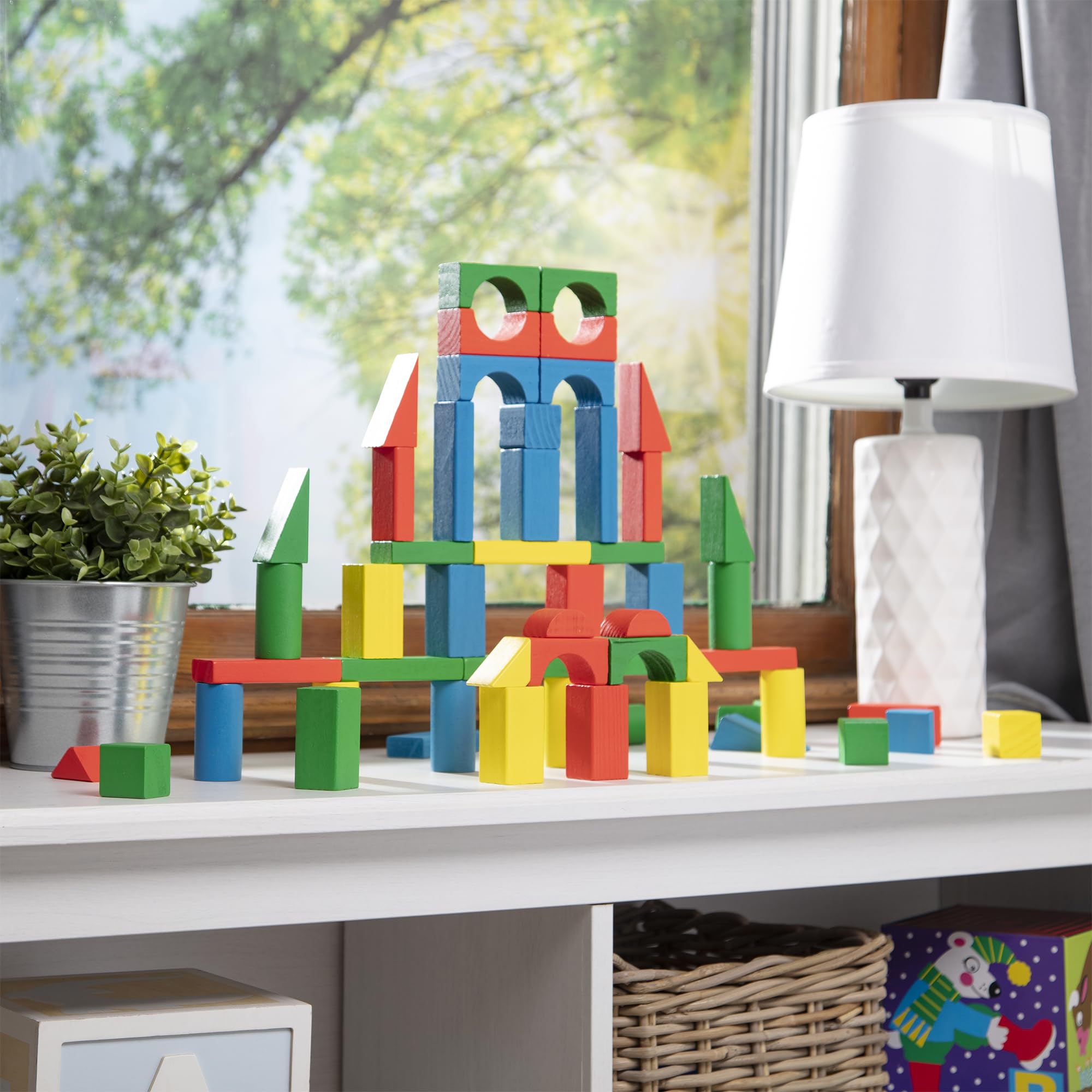 Melissa & Doug classic toy set makes a thoughtful toddler gift option.