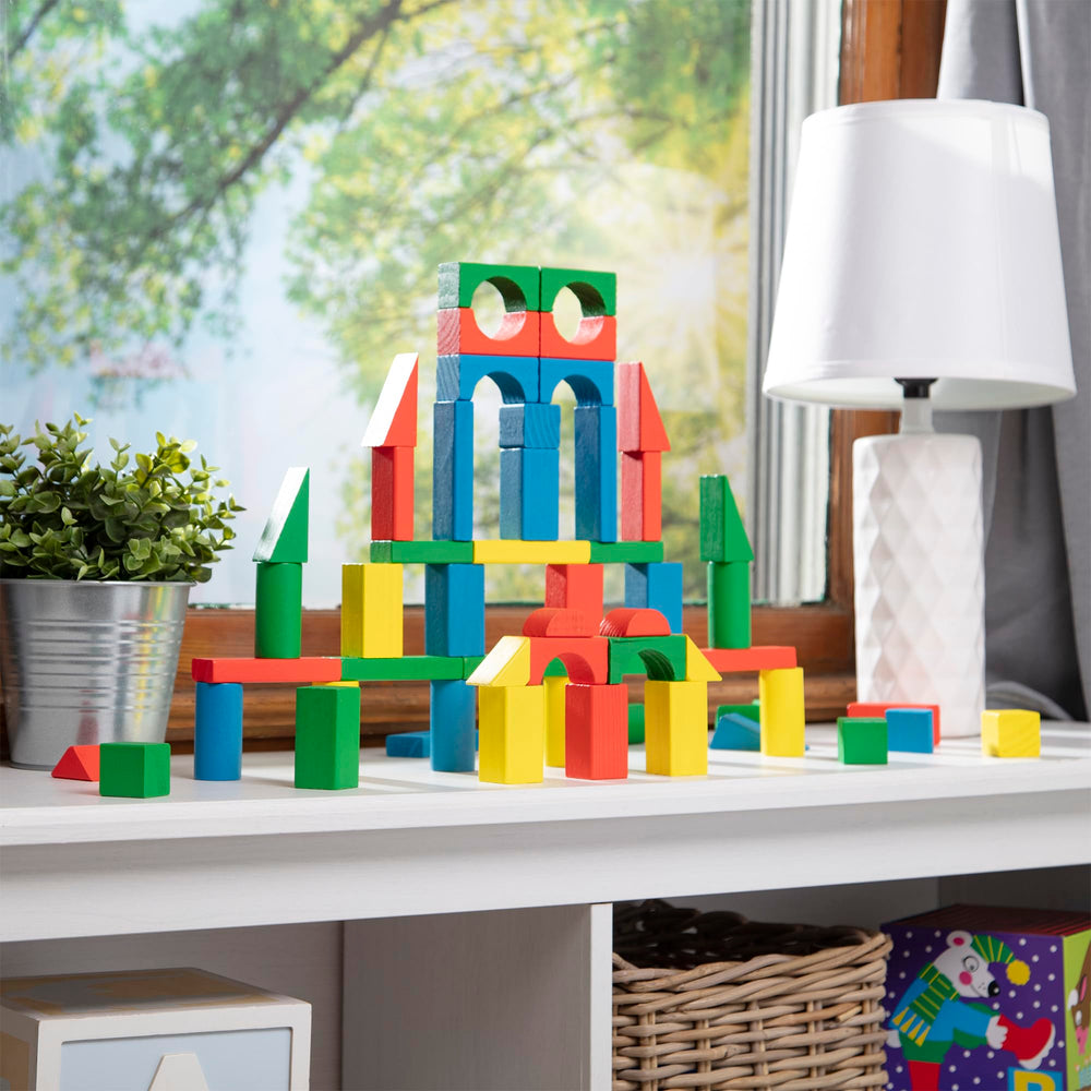 Melissa & Doug classic toy set makes a thoughtful toddler gift option.
