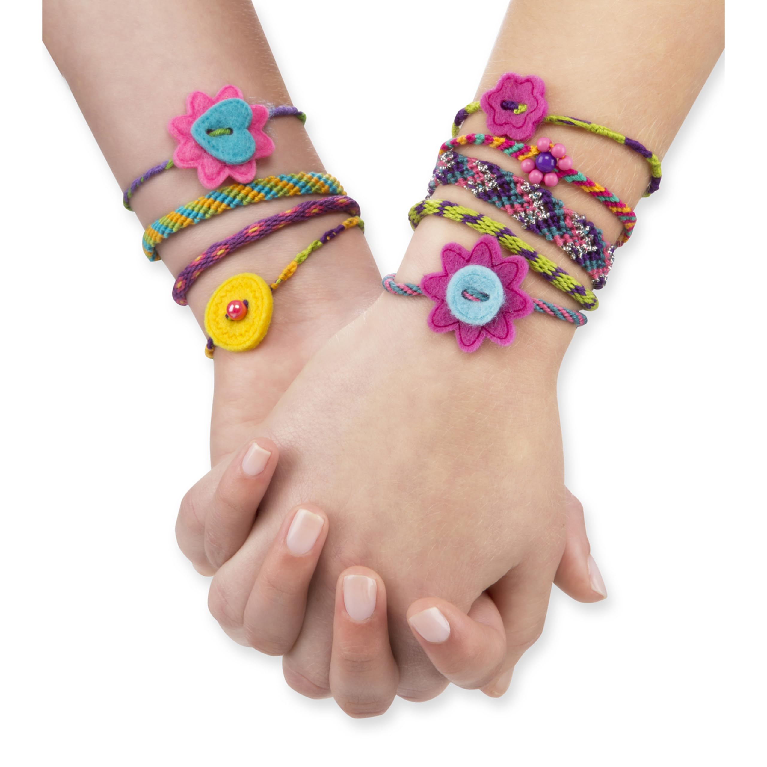 Melissa & Doug On the Go color string pack provides ample material for bracelets.