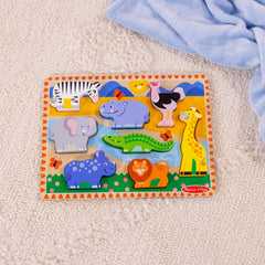 Melissa & Doug Colorful Underneath Pictures aid matching and recall.