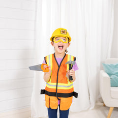 Melissa and Doug durable vest stands up to busy, screen-free play.