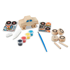 Melissa & Doug Monster Truck crafting for ages four to eight.