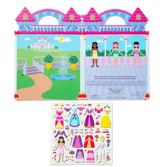 Melissa and Doug crown stickers elevate outfits for royal storytelling.