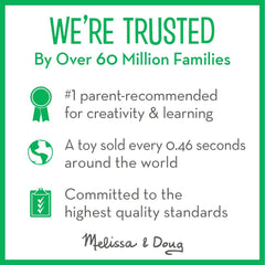 Melissa & Doug Cutting Fruit Set colorful fruit pieces spark imaginative, screen-free play.