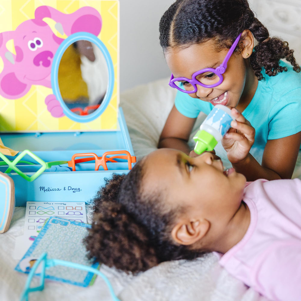 Melissa & Doug double-sided eye charts invite children to test and learn.