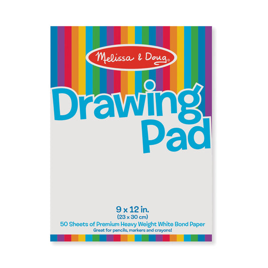 Melissa & Doug Drawing Pad with 50 sheets offers a spacious canvas for young artists