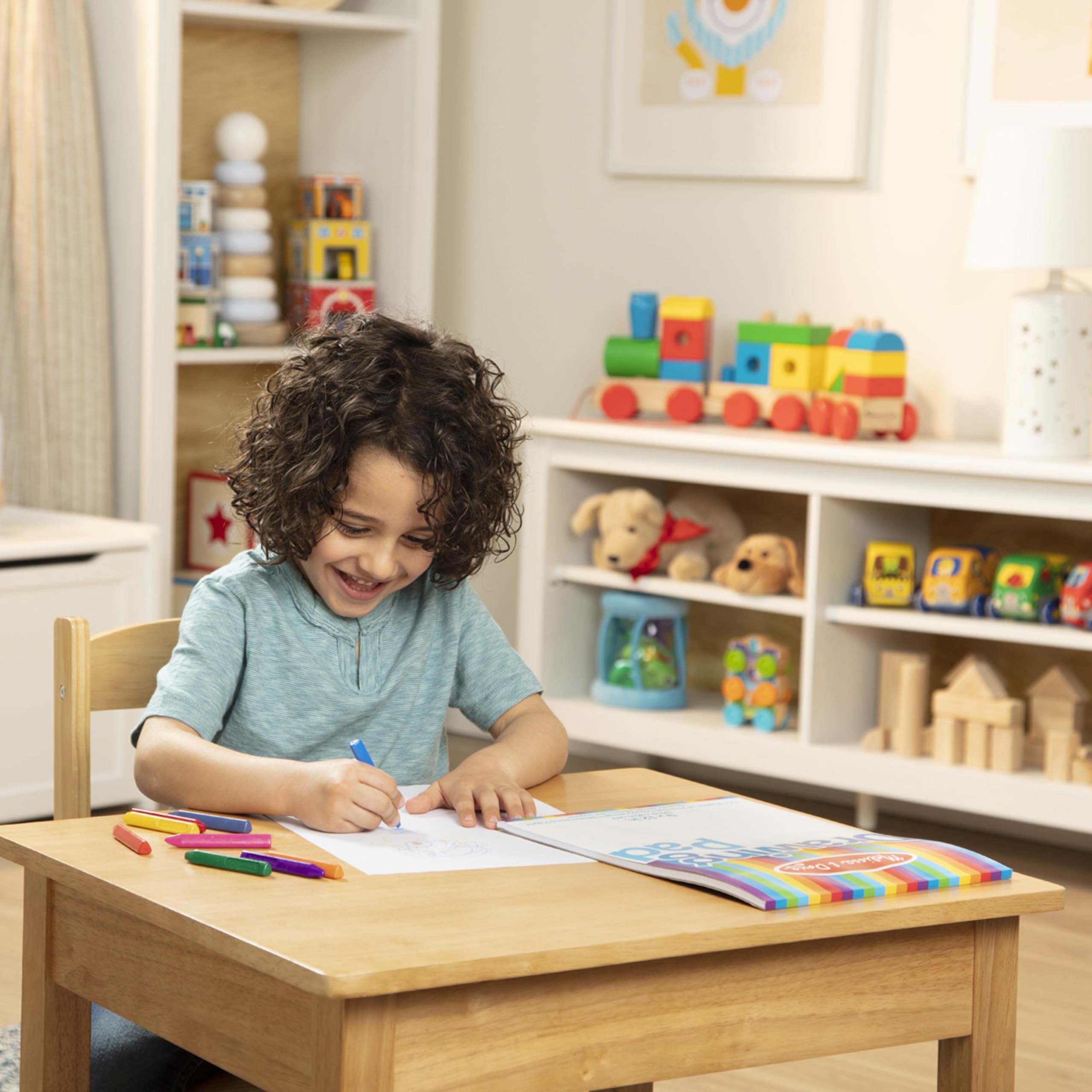 Melissa & Doug Drawing Pad artwork can be displayed after removal and framing