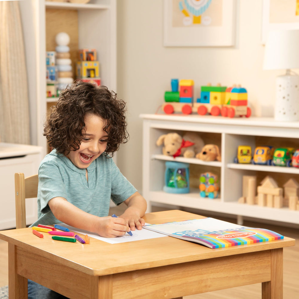 Melissa & Doug Drawing Pad uses durable binding to keep pages intact during use