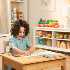 Melissa & Doug Drawing Pad uses durable binding to keep pages intact during use
