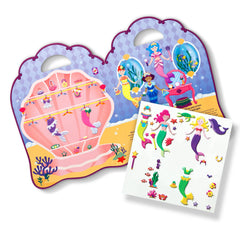 Melissa & Doug dress-up mermaids dressing room inspires creative fashion scenes.