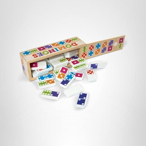 Melissa & Doug easy cleanup after play thanks to sturdy wooden box