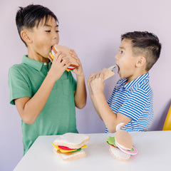 Melissa & Doug felt submarine sandwich for open-ended play.