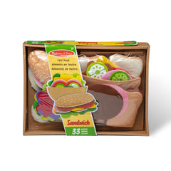 Melissa & Doug felt vegetables and toppings spark creative pretend meals.