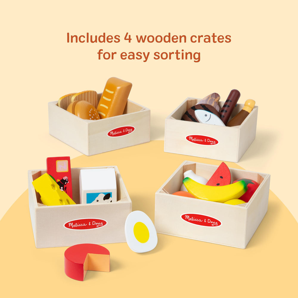 Fish piece from Melissa & Doug Food Groups for protein-focused sorting.