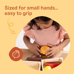 Watermelon piece from Melissa & Doug Food Groups for colorful pretend meals.