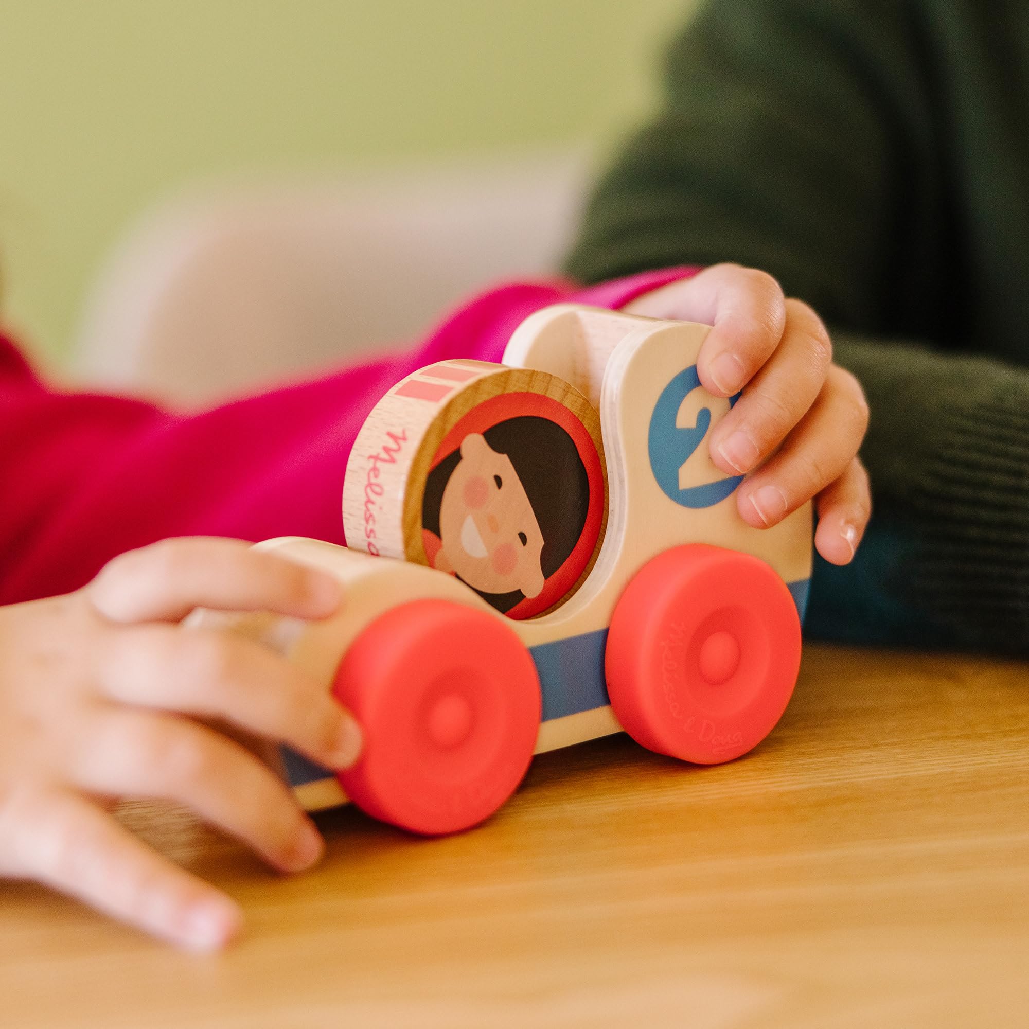 Melissa & Doug FSC-certified wooden materials highlight sustainability.
